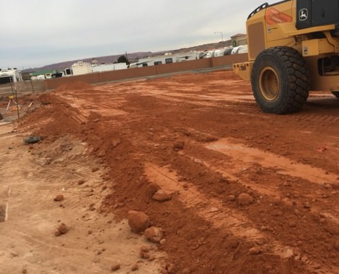 Preparing for construction in St. George