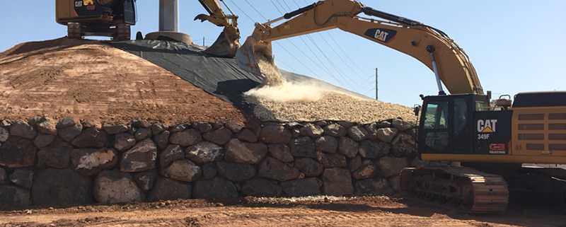 Land excavation and development in Southern Utah