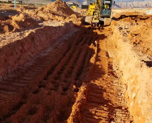 Digging and excavating in St. George